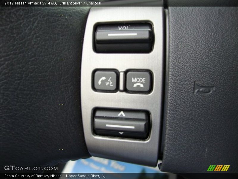 Brilliant Silver / Charcoal 2012 Nissan Armada SV 4WD