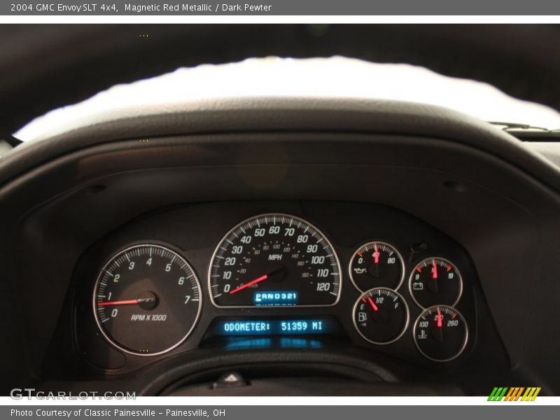 Magnetic Red Metallic / Dark Pewter 2004 GMC Envoy SLT 4x4