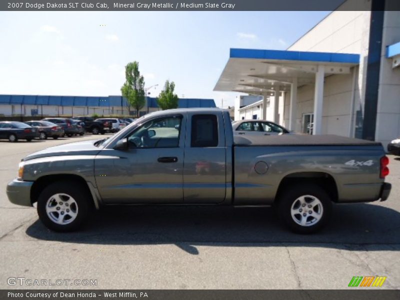 Mineral Gray Metallic / Medium Slate Gray 2007 Dodge Dakota SLT Club Cab