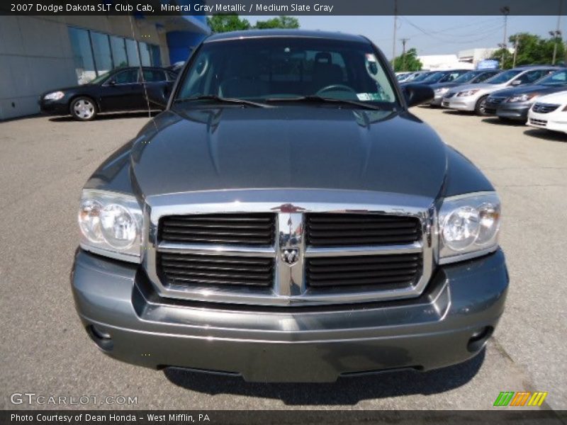 Mineral Gray Metallic / Medium Slate Gray 2007 Dodge Dakota SLT Club Cab