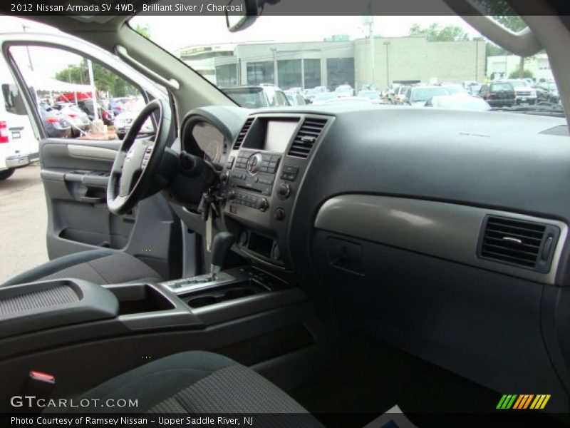 Brilliant Silver / Charcoal 2012 Nissan Armada SV 4WD