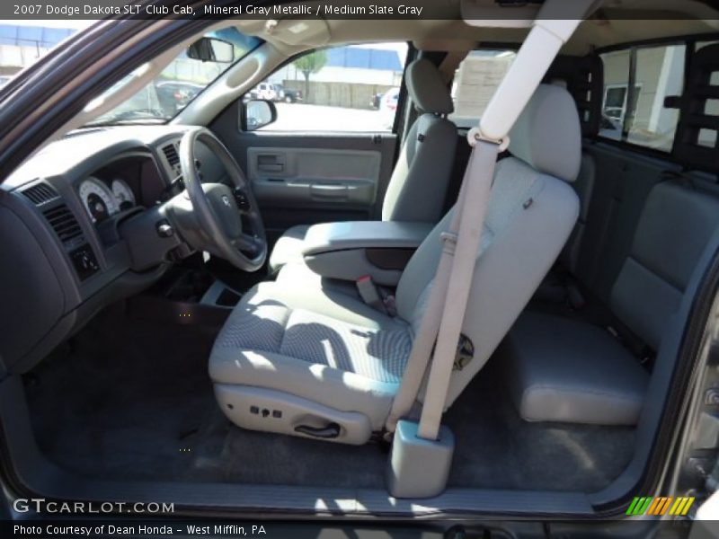 Mineral Gray Metallic / Medium Slate Gray 2007 Dodge Dakota SLT Club Cab