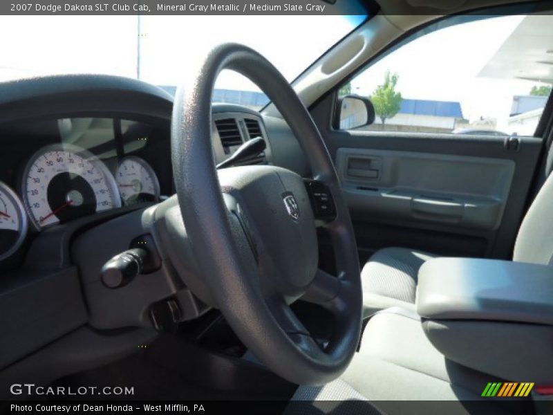Mineral Gray Metallic / Medium Slate Gray 2007 Dodge Dakota SLT Club Cab