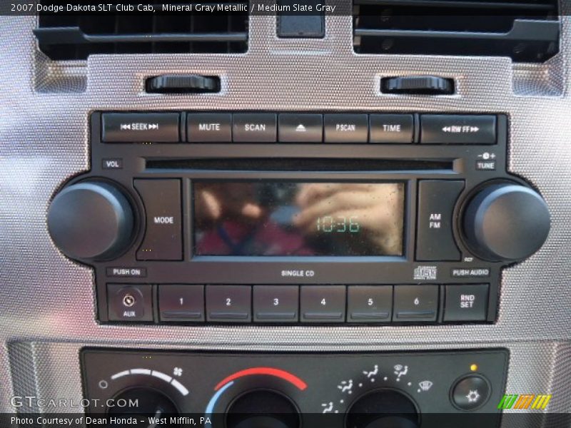 Mineral Gray Metallic / Medium Slate Gray 2007 Dodge Dakota SLT Club Cab