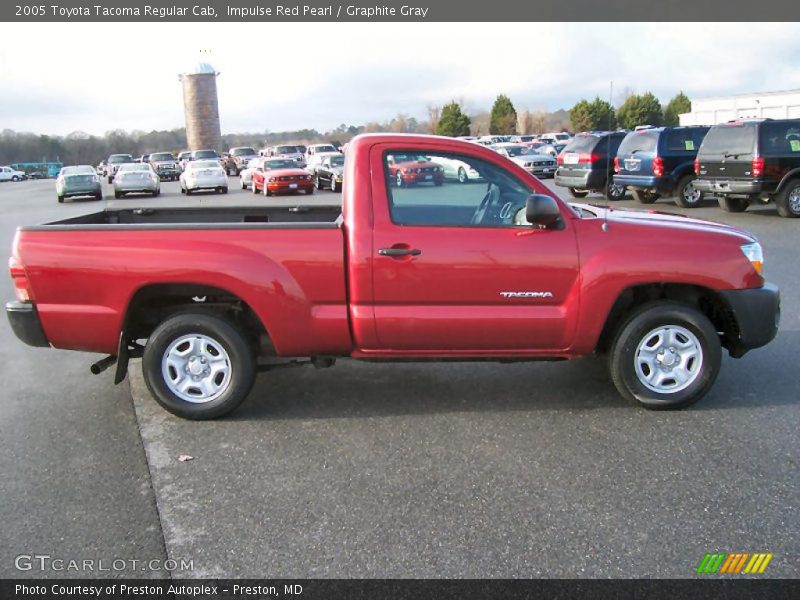 Impulse Red Pearl / Graphite Gray 2005 Toyota Tacoma Regular Cab