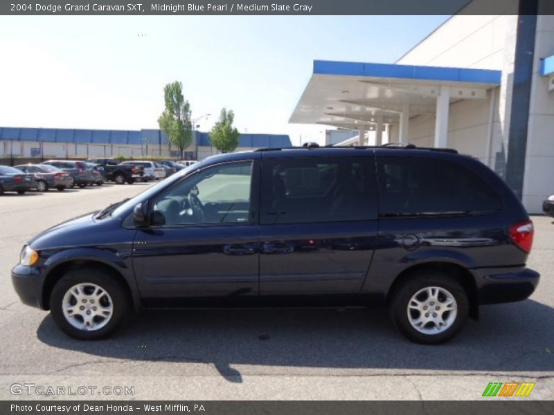 Midnight Blue Pearl / Medium Slate Gray 2004 Dodge Grand Caravan SXT