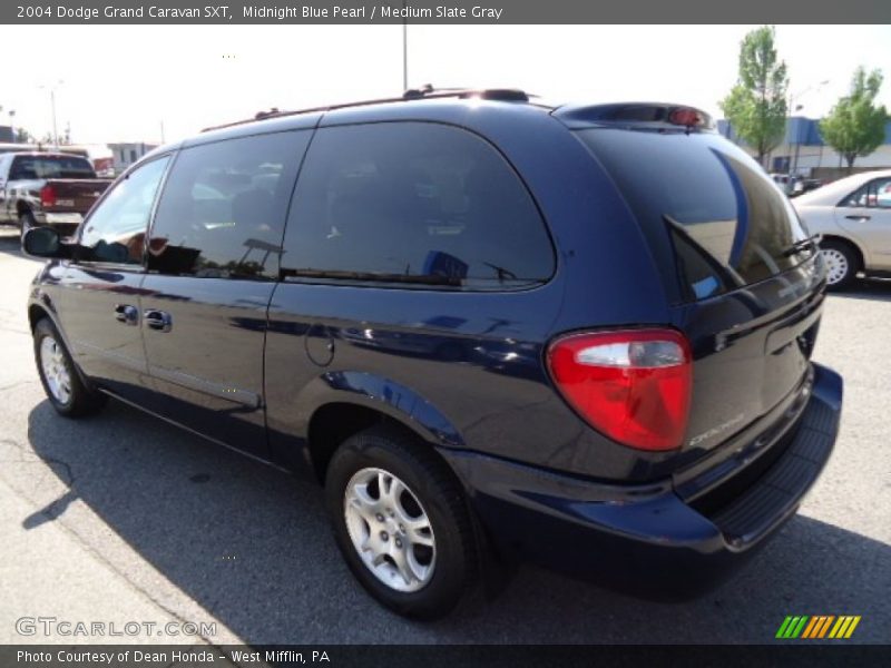 Midnight Blue Pearl / Medium Slate Gray 2004 Dodge Grand Caravan SXT