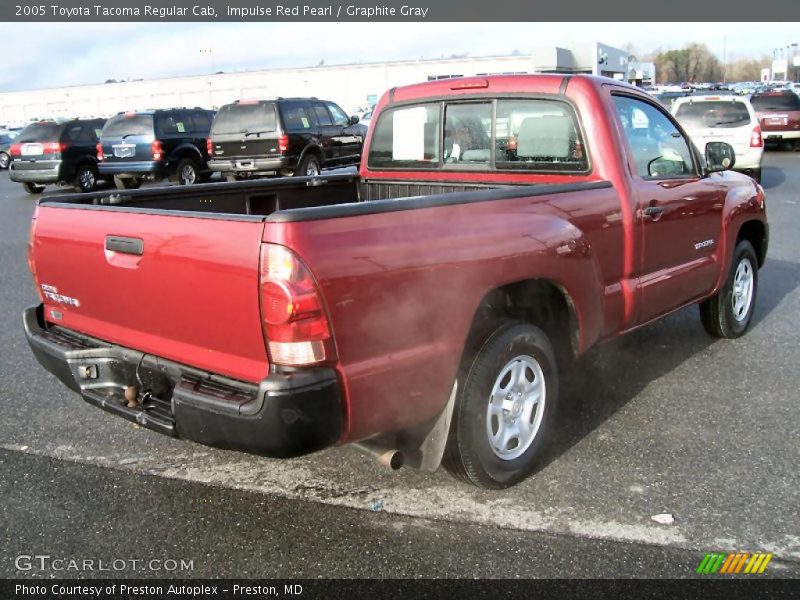 Impulse Red Pearl / Graphite Gray 2005 Toyota Tacoma Regular Cab