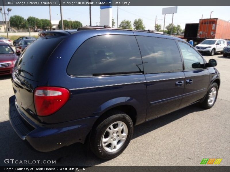 Midnight Blue Pearl / Medium Slate Gray 2004 Dodge Grand Caravan SXT
