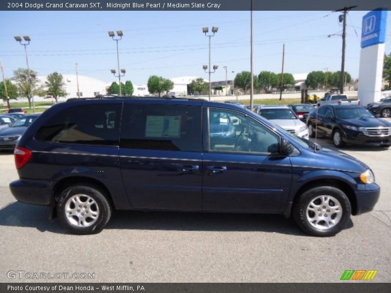 Midnight Blue Pearl / Medium Slate Gray 2004 Dodge Grand Caravan SXT