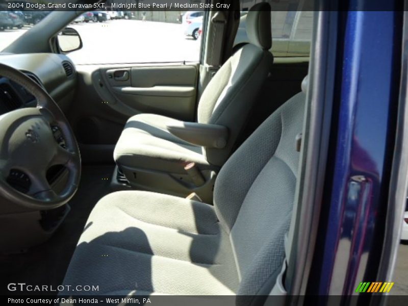 Midnight Blue Pearl / Medium Slate Gray 2004 Dodge Grand Caravan SXT