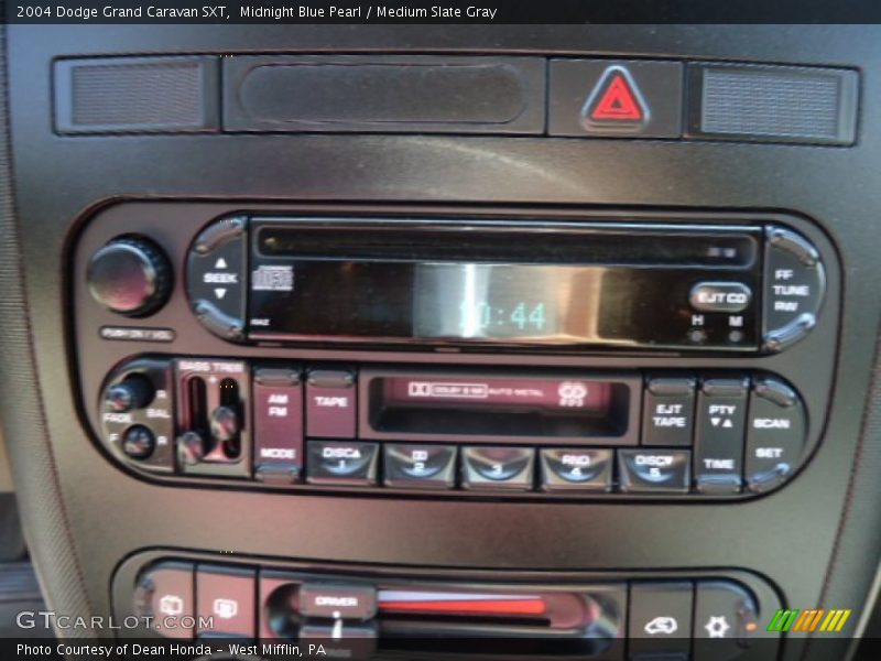 Midnight Blue Pearl / Medium Slate Gray 2004 Dodge Grand Caravan SXT