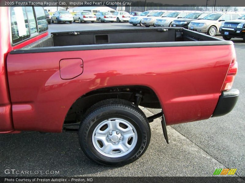 Impulse Red Pearl / Graphite Gray 2005 Toyota Tacoma Regular Cab