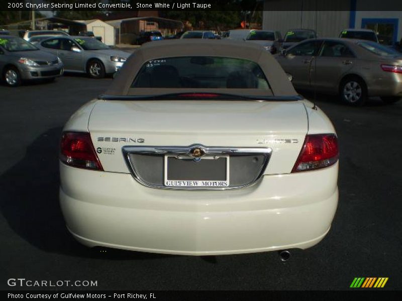 Stone White / Light Taupe 2005 Chrysler Sebring Limited Convertible