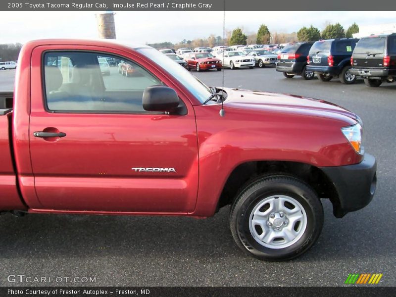 Impulse Red Pearl / Graphite Gray 2005 Toyota Tacoma Regular Cab