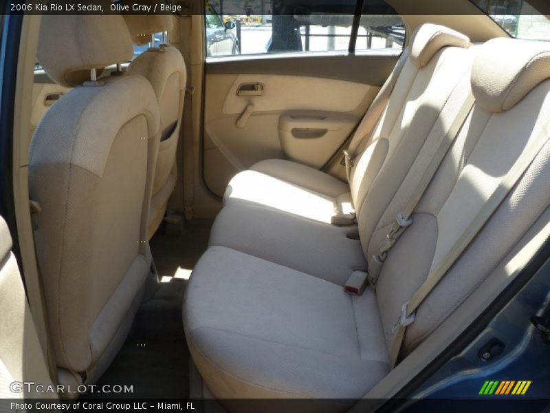 Olive Gray / Beige 2006 Kia Rio LX Sedan
