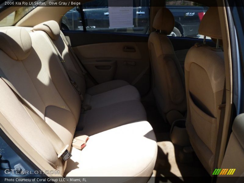 Olive Gray / Beige 2006 Kia Rio LX Sedan