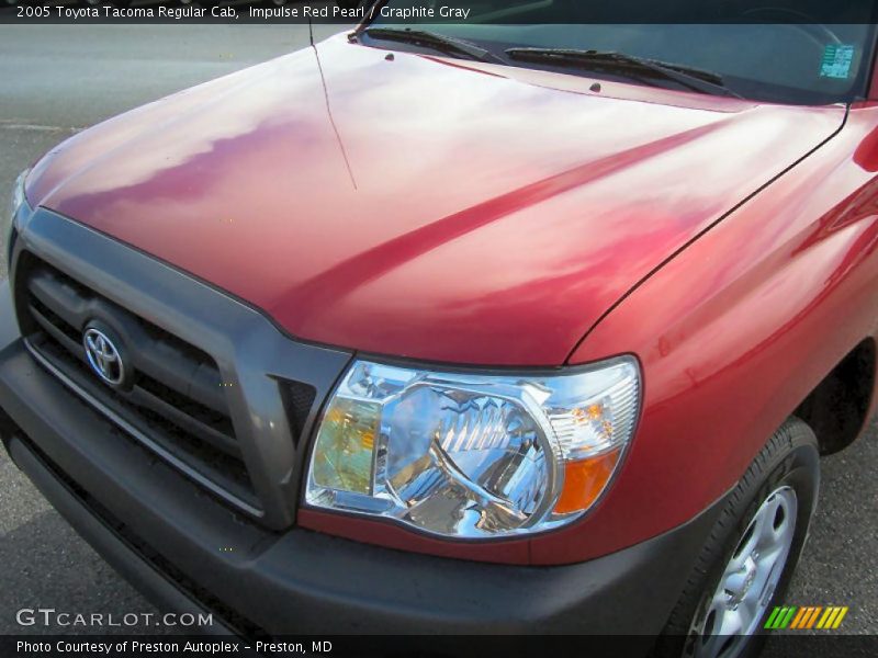 Impulse Red Pearl / Graphite Gray 2005 Toyota Tacoma Regular Cab