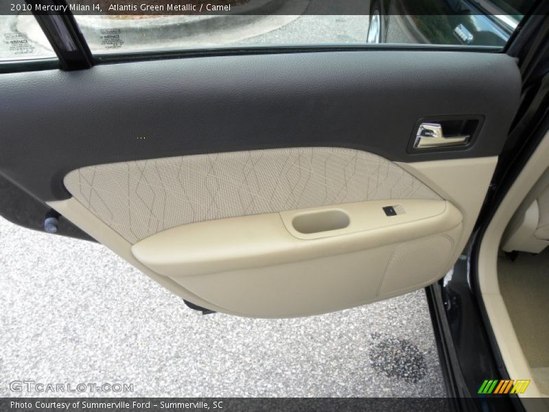 Atlantis Green Metallic / Camel 2010 Mercury Milan I4