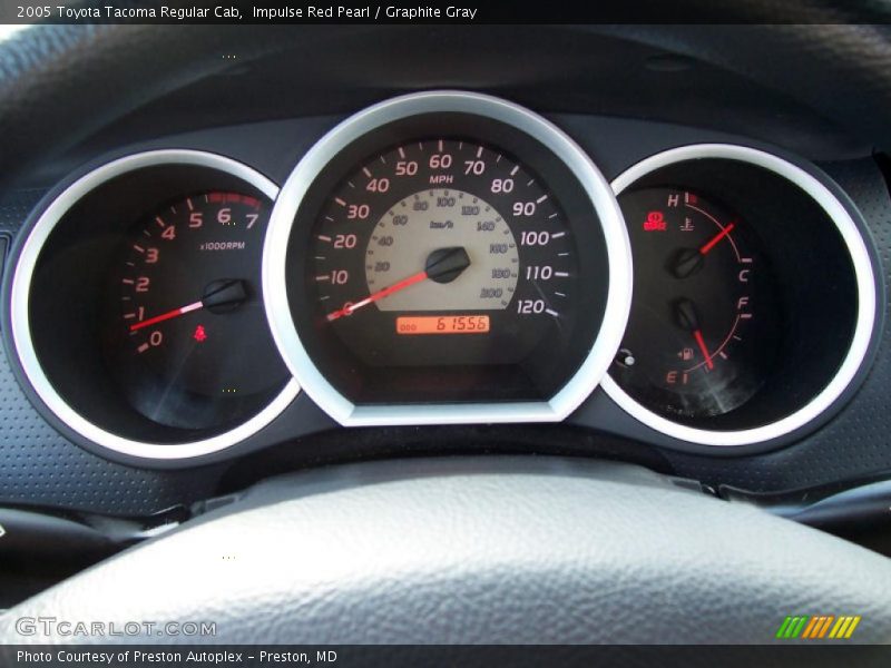 Impulse Red Pearl / Graphite Gray 2005 Toyota Tacoma Regular Cab