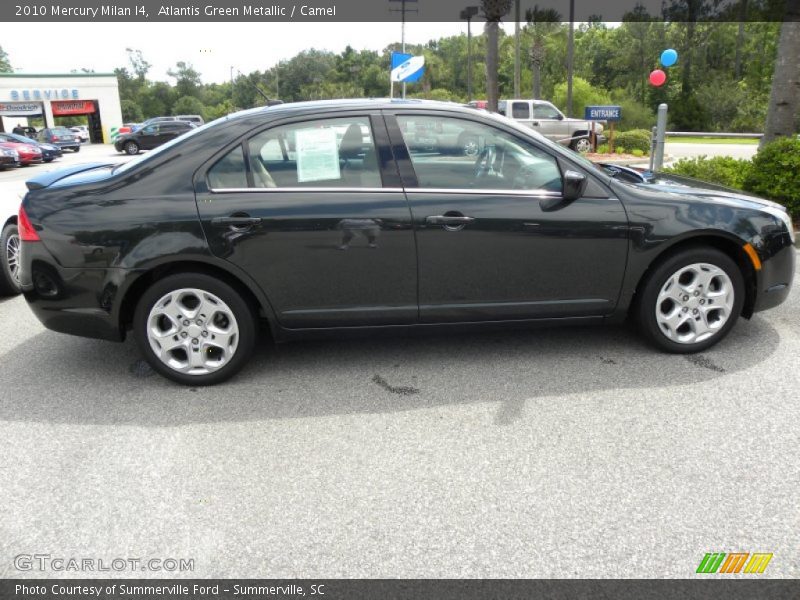 Atlantis Green Metallic / Camel 2010 Mercury Milan I4