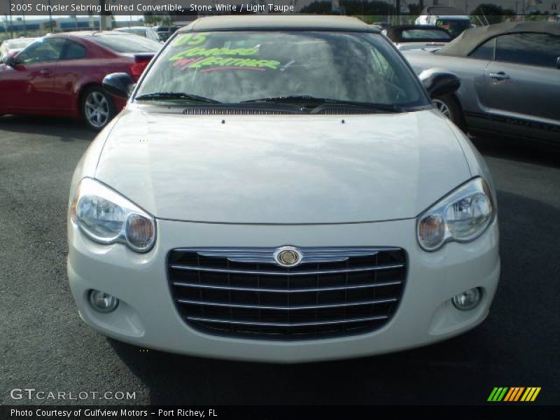 Stone White / Light Taupe 2005 Chrysler Sebring Limited Convertible