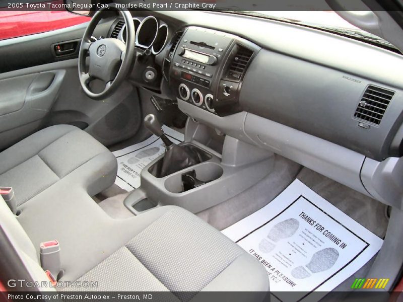 Impulse Red Pearl / Graphite Gray 2005 Toyota Tacoma Regular Cab