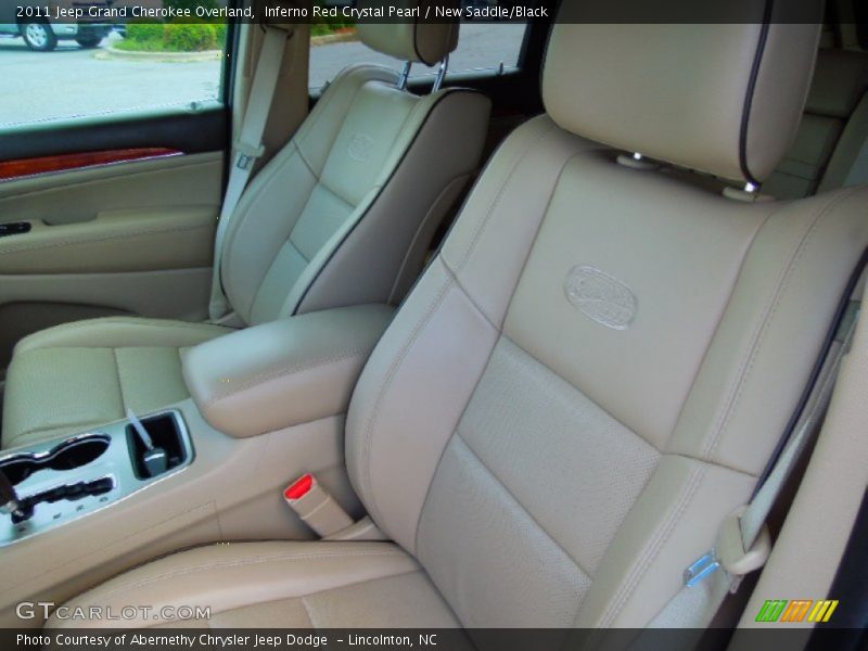Inferno Red Crystal Pearl / New Saddle/Black 2011 Jeep Grand Cherokee Overland