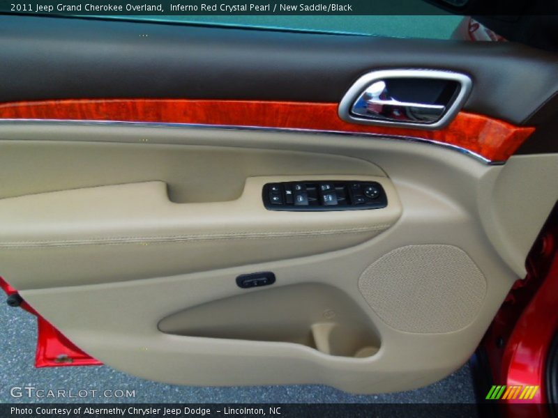 Inferno Red Crystal Pearl / New Saddle/Black 2011 Jeep Grand Cherokee Overland