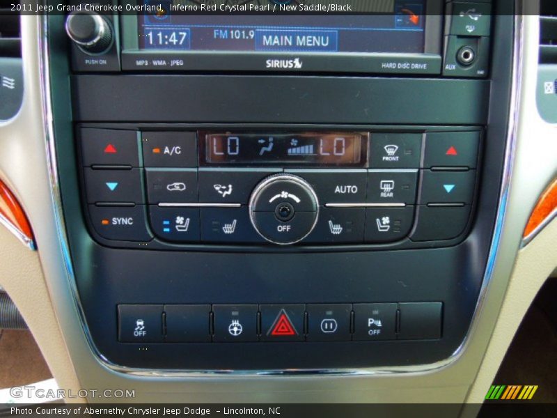 Inferno Red Crystal Pearl / New Saddle/Black 2011 Jeep Grand Cherokee Overland