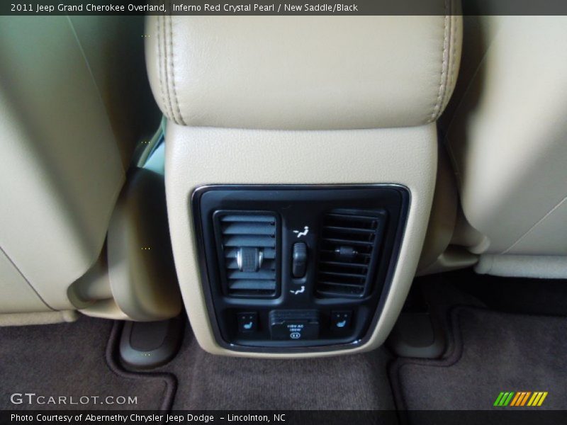 Inferno Red Crystal Pearl / New Saddle/Black 2011 Jeep Grand Cherokee Overland