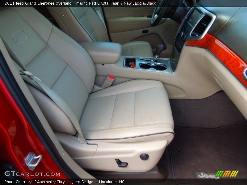Inferno Red Crystal Pearl / New Saddle/Black 2011 Jeep Grand Cherokee Overland