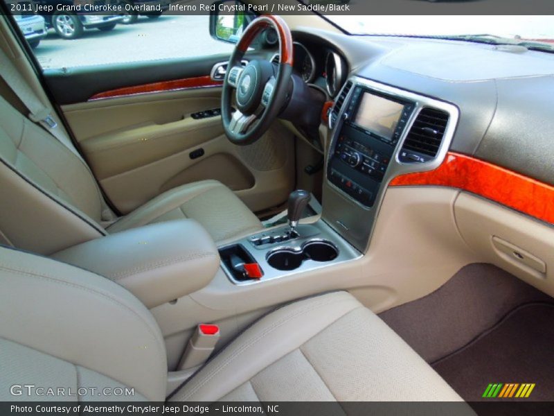 Inferno Red Crystal Pearl / New Saddle/Black 2011 Jeep Grand Cherokee Overland
