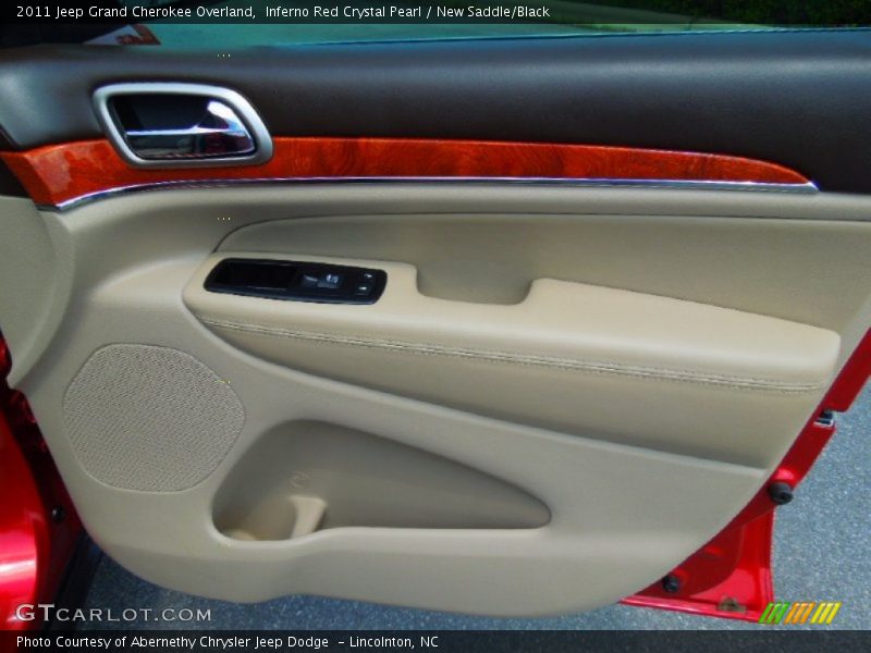 Inferno Red Crystal Pearl / New Saddle/Black 2011 Jeep Grand Cherokee Overland