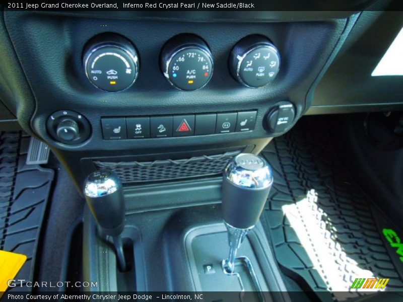 Inferno Red Crystal Pearl / New Saddle/Black 2011 Jeep Grand Cherokee Overland