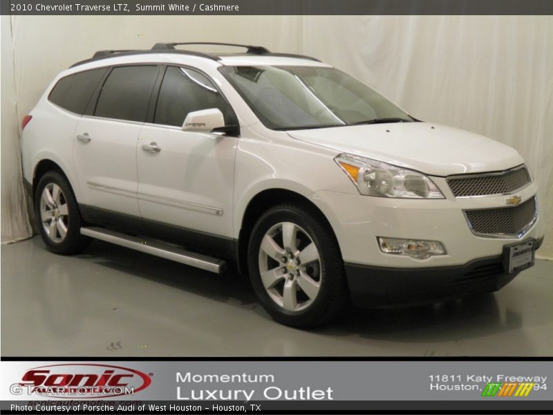 Summit White / Cashmere 2010 Chevrolet Traverse LTZ