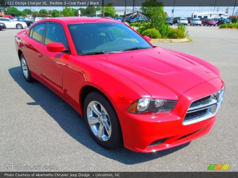 Redline 3-Coat Pearl / Black 2012 Dodge Charger SE