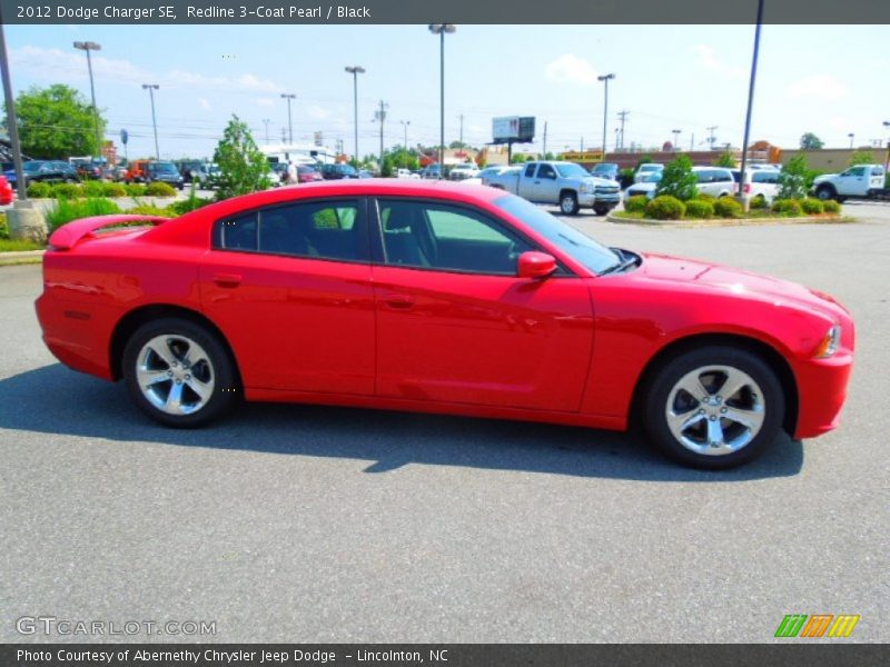 Redline 3-Coat Pearl / Black 2012 Dodge Charger SE
