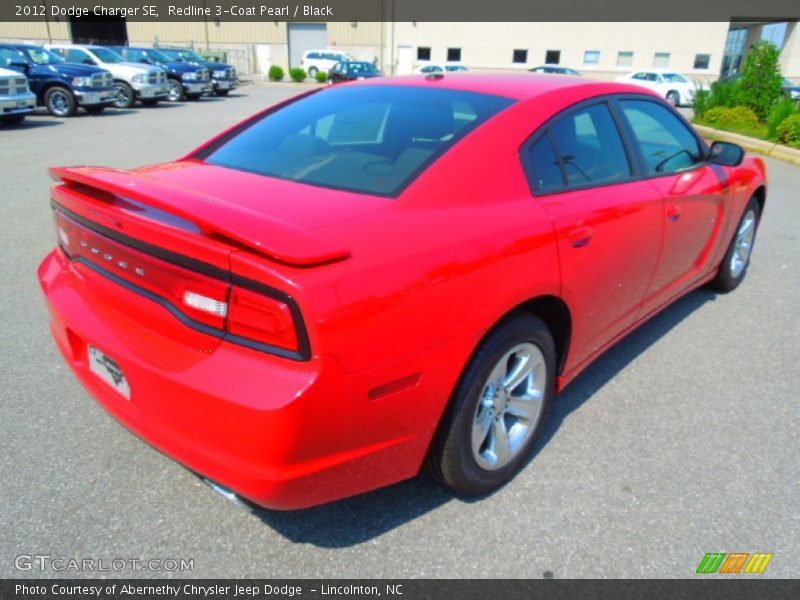 Redline 3-Coat Pearl / Black 2012 Dodge Charger SE