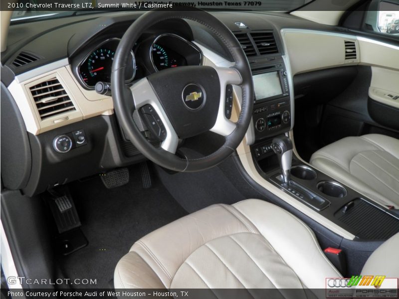 Summit White / Cashmere 2010 Chevrolet Traverse LTZ
