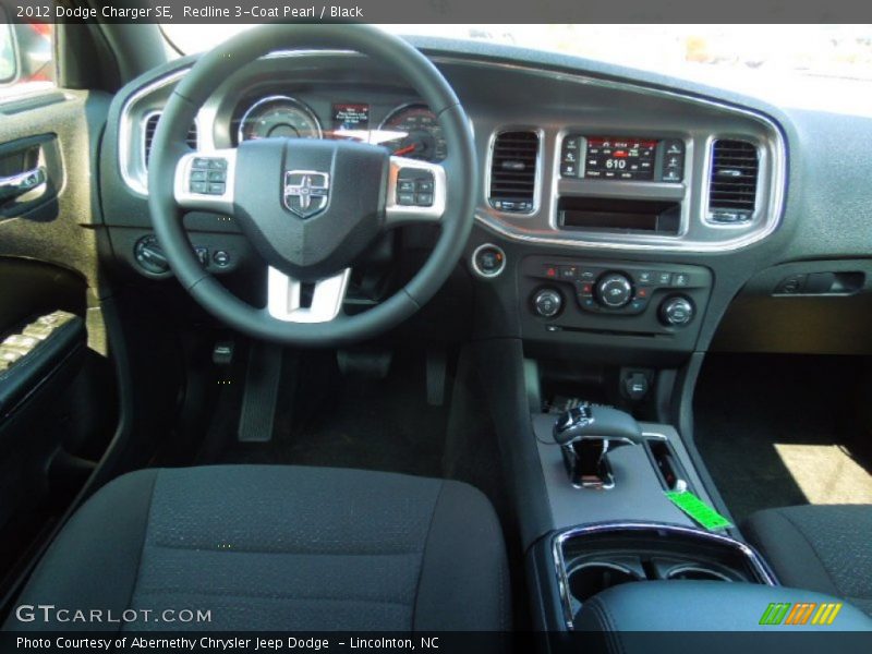 Redline 3-Coat Pearl / Black 2012 Dodge Charger SE