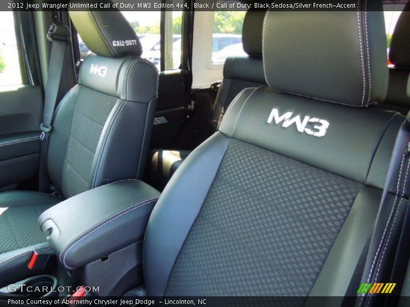  2012 Wrangler Unlimited Call of Duty: MW3 Edition 4x4 Call of Duty: Black Sedosa/Silver French-Accent Interior