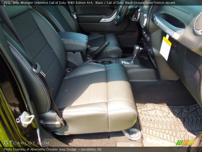 Black / Call of Duty: Black Sedosa/Silver French-Accent 2012 Jeep Wrangler Unlimited Call of Duty: MW3 Edition 4x4