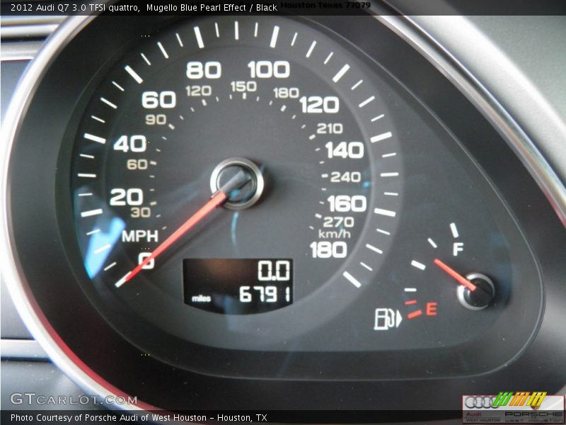 Mugello Blue Pearl Effect / Black 2012 Audi Q7 3.0 TFSI quattro