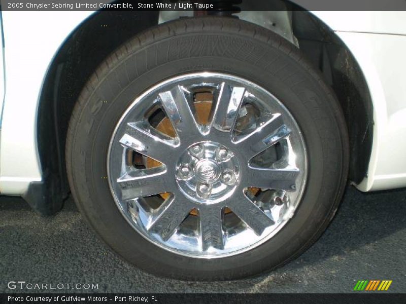 Stone White / Light Taupe 2005 Chrysler Sebring Limited Convertible