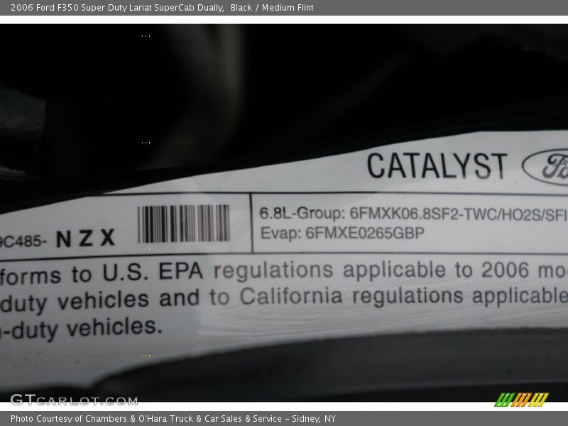 Black / Medium Flint 2006 Ford F350 Super Duty Lariat SuperCab Dually