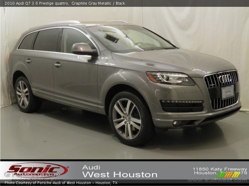 Graphite Gray Metallic / Black 2010 Audi Q7 3.6 Prestige quattro