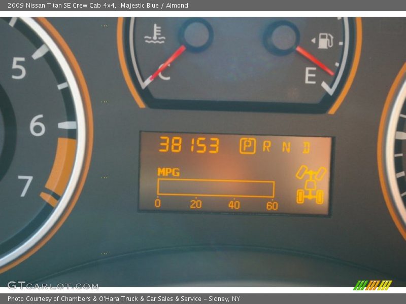 Majestic Blue / Almond 2009 Nissan Titan SE Crew Cab 4x4