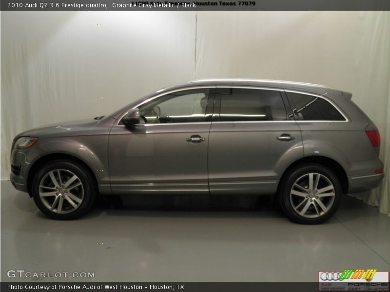 Graphite Gray Metallic / Black 2010 Audi Q7 3.6 Prestige quattro