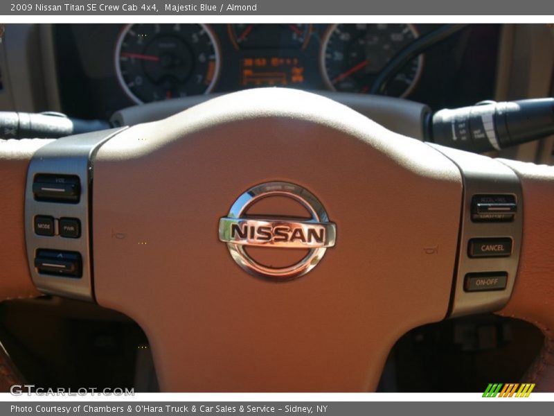 Majestic Blue / Almond 2009 Nissan Titan SE Crew Cab 4x4